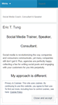 Mobile Screenshot of ericttung.com